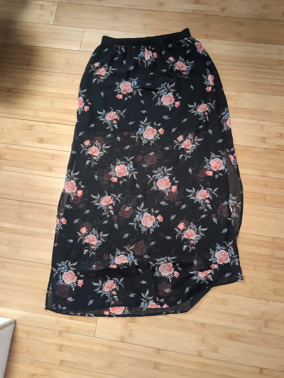 Jupe longue fluide H&M Imprimé fleuri Taille S – H&M – taille 36 3