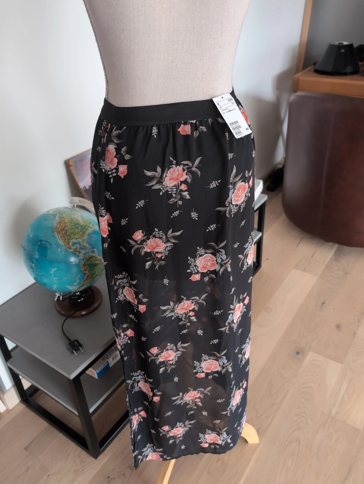 Jupe longue fluide H&M Imprimé fleuri Taille S – H&M – taille 36 2