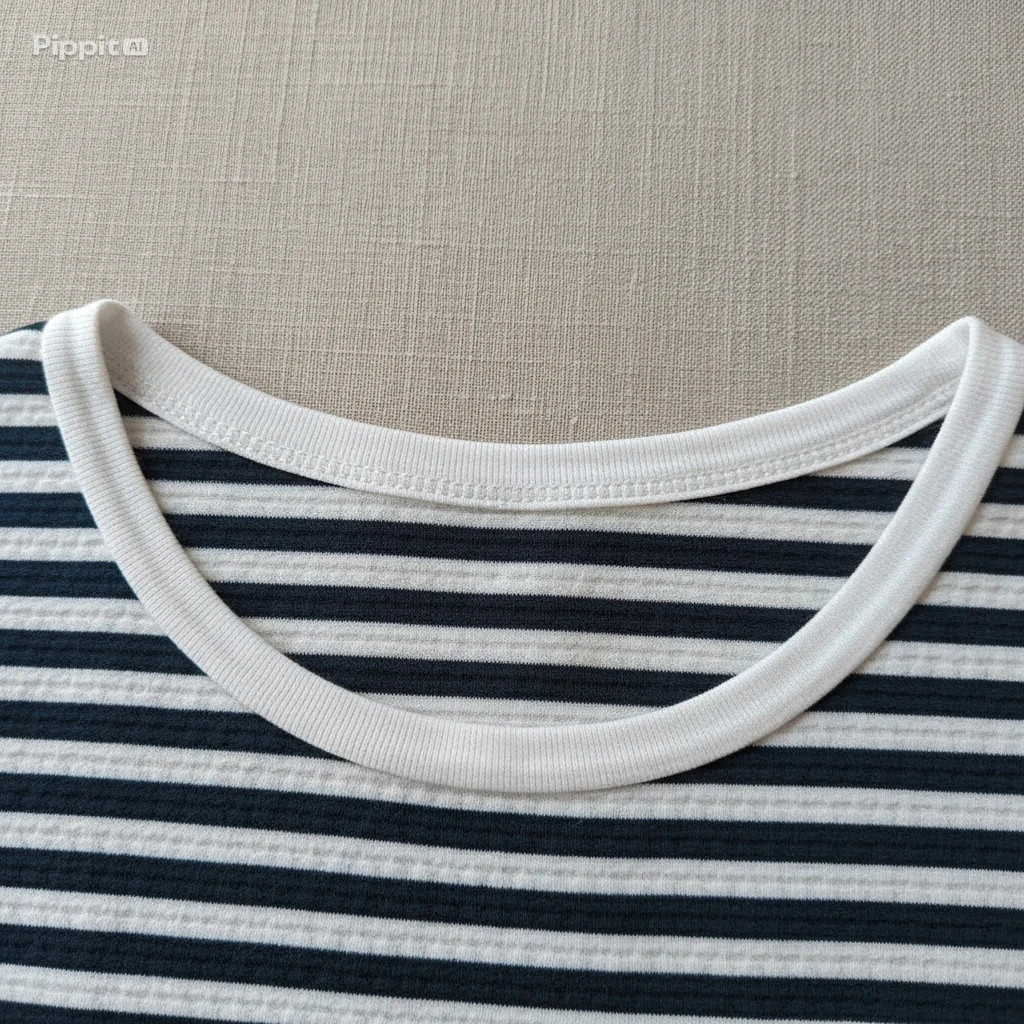 Débardeur rayé bleu marine et blanc - style marin chic Kiabi - Taille M parfait pour printemps été. – Tendance – taille M / 38 / 10 4