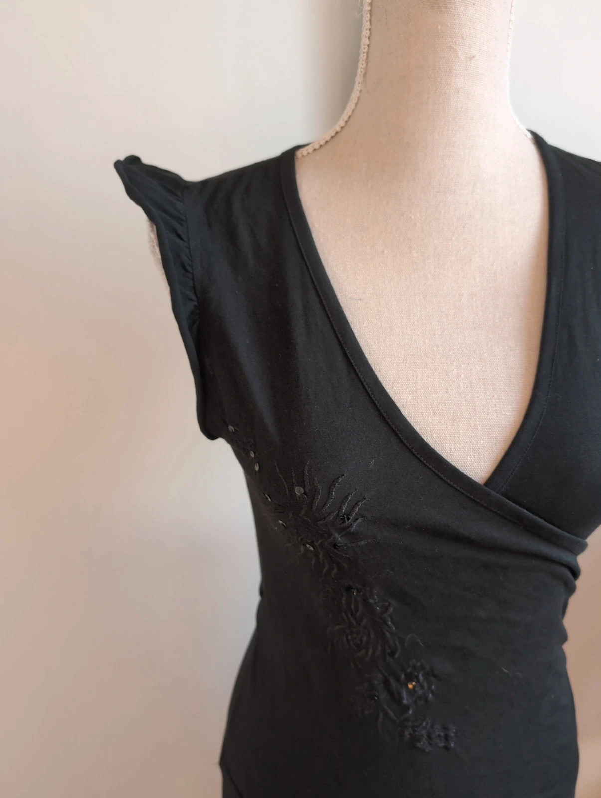 Robe cache cœur noire Cache cache - Taille 38 - Élégante et Féminine – Cache cache – taille M 4