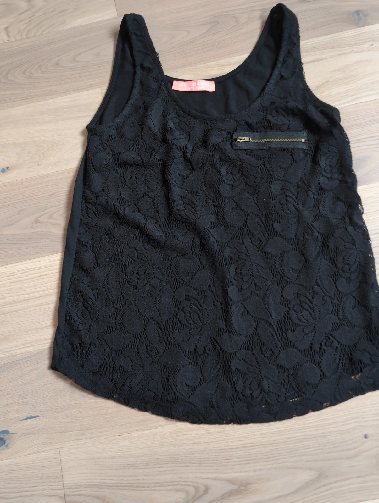 Débardeur noir dentelle Cache Cache – Taille S – Élégant & féminin – Cache cache – taille S 3