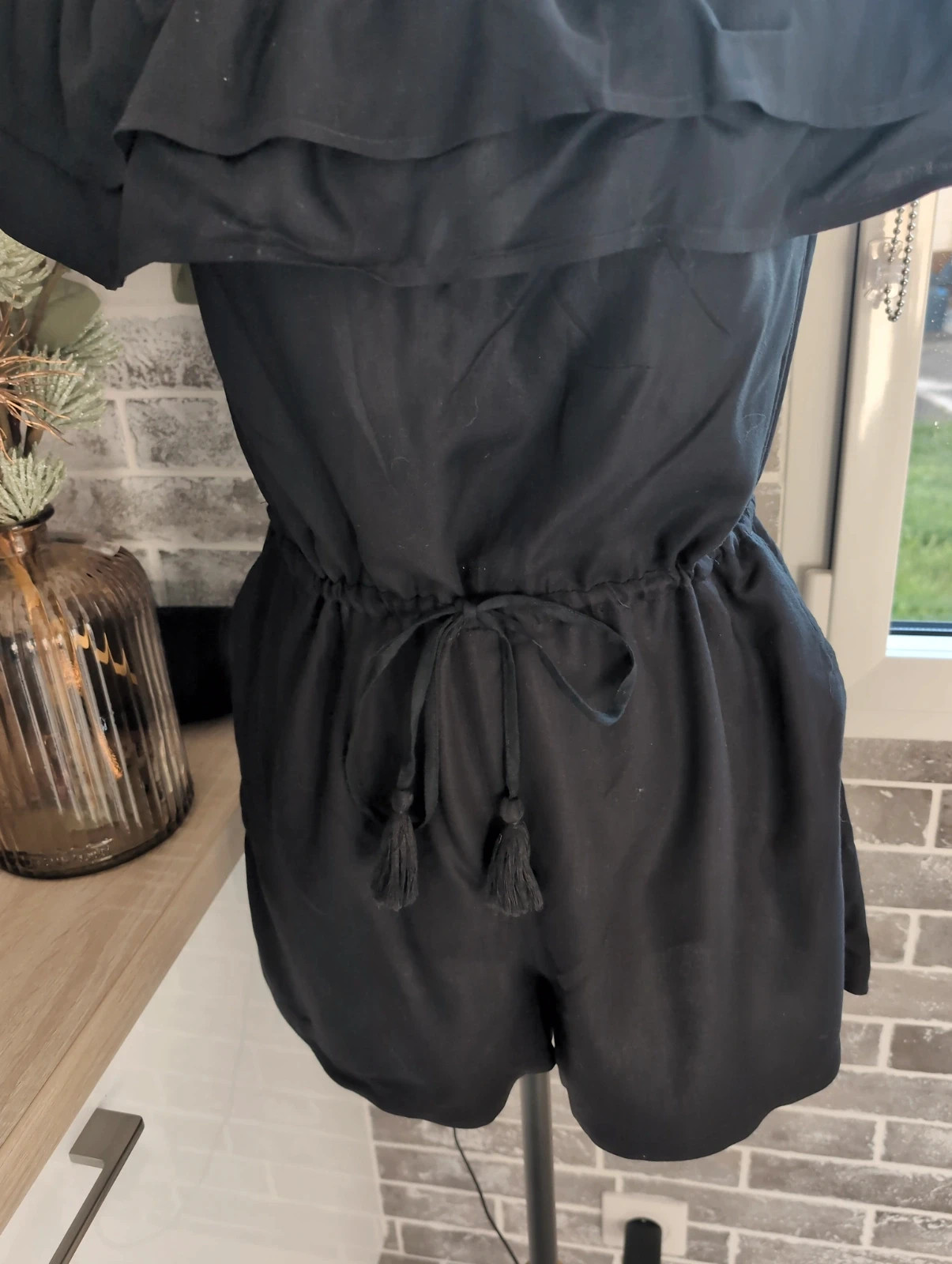 Combi short avec volants Pimkie noire - Été chic et féminin – Pimkie – taille S 3