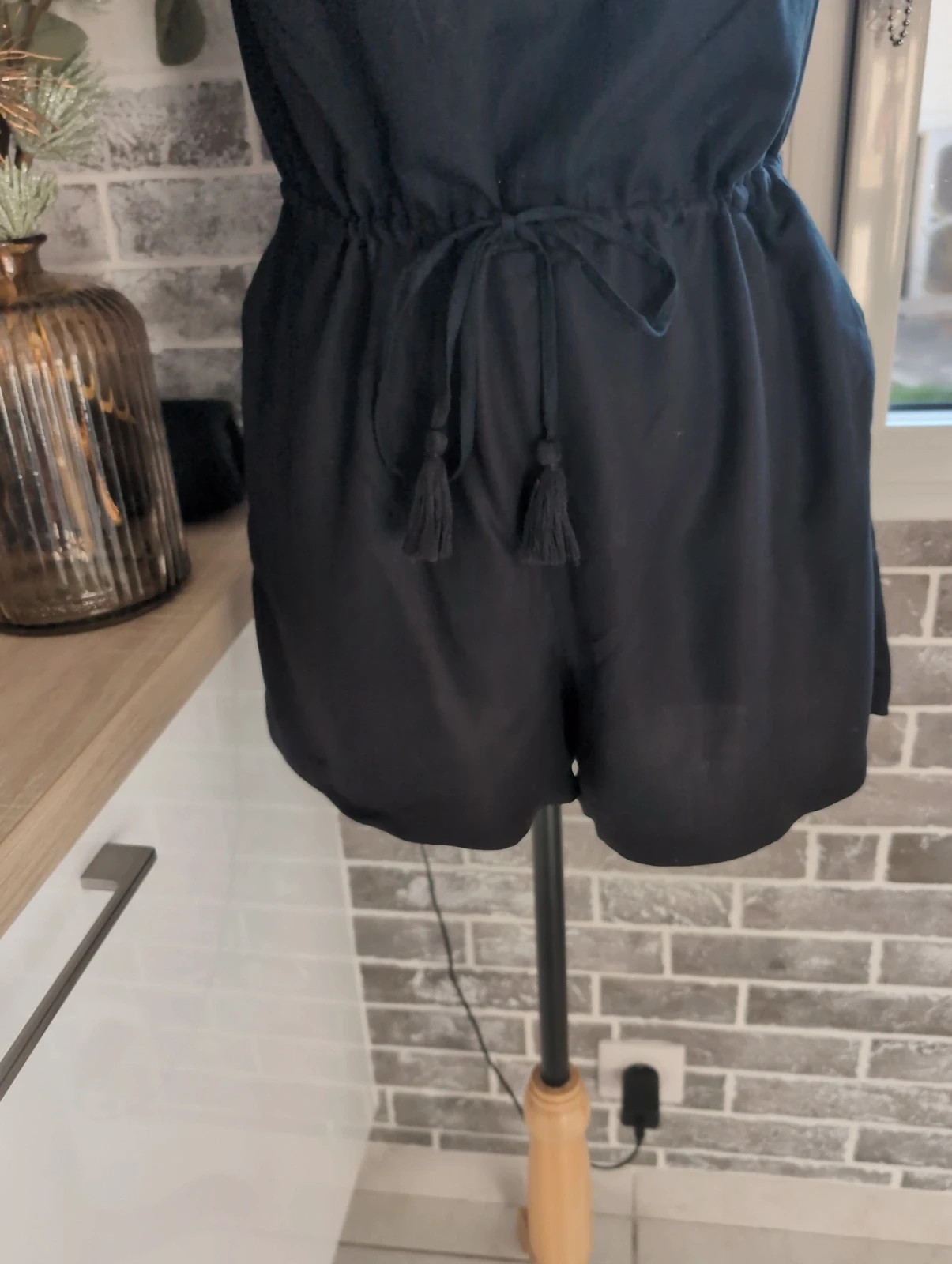 Combi short avec volants Pimkie noire - Été chic et féminin – Pimkie – taille S 5