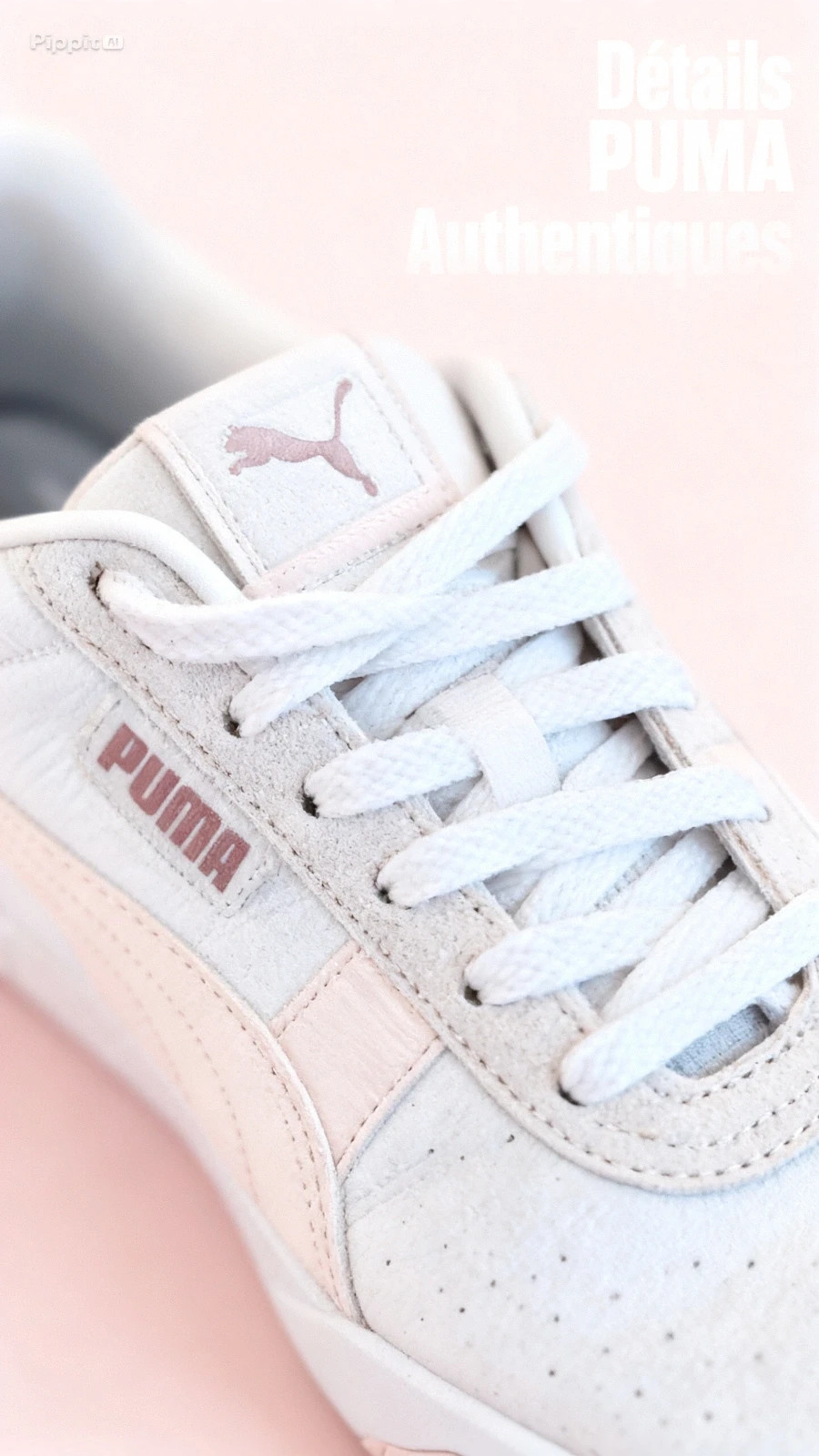 Baskets Puma blanches et roses – Taille 39 – Très bon état – Puma – taille EU 39 2