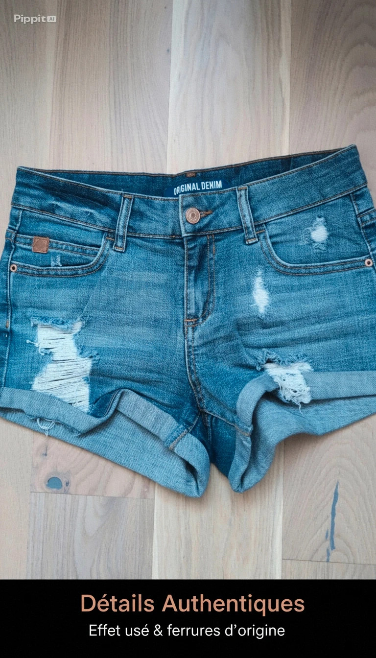 Short en jean tendance Jennyfer – Taille 36 Look casual chic – Jennyfer – taille 36 2