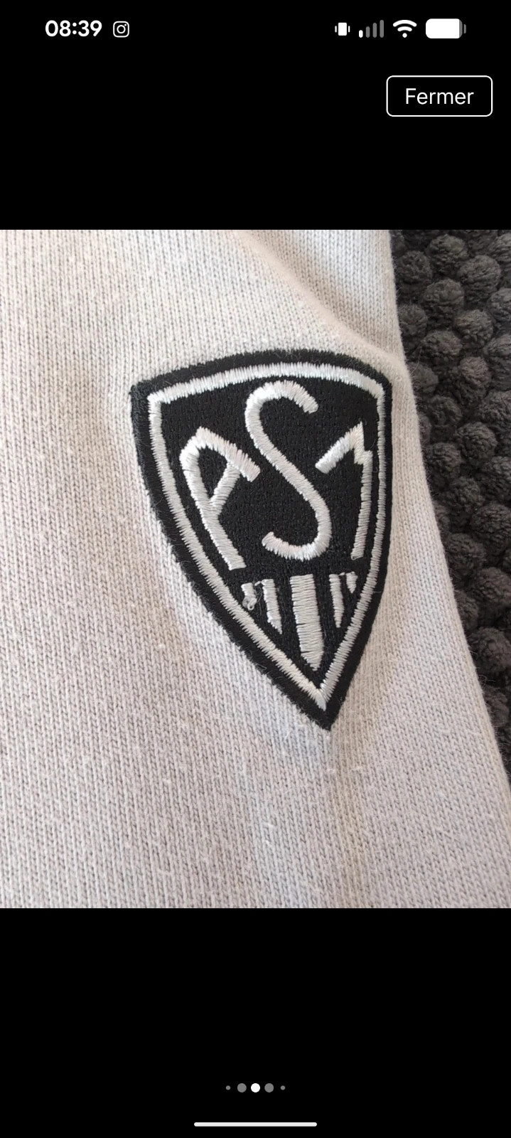 🏉 Rare maillot Rugby ASM Adidas vintage manches longues - Taille S - Collector – adidas – taille S 5