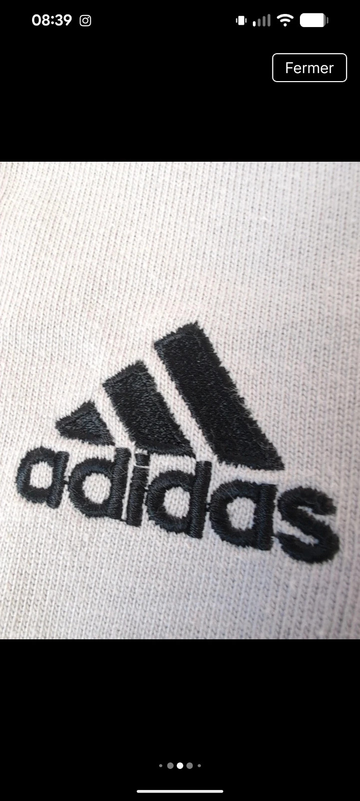 🏉 Rare maillot Rugby ASM Adidas vintage manches longues - Taille S - Collector – adidas – taille S 4