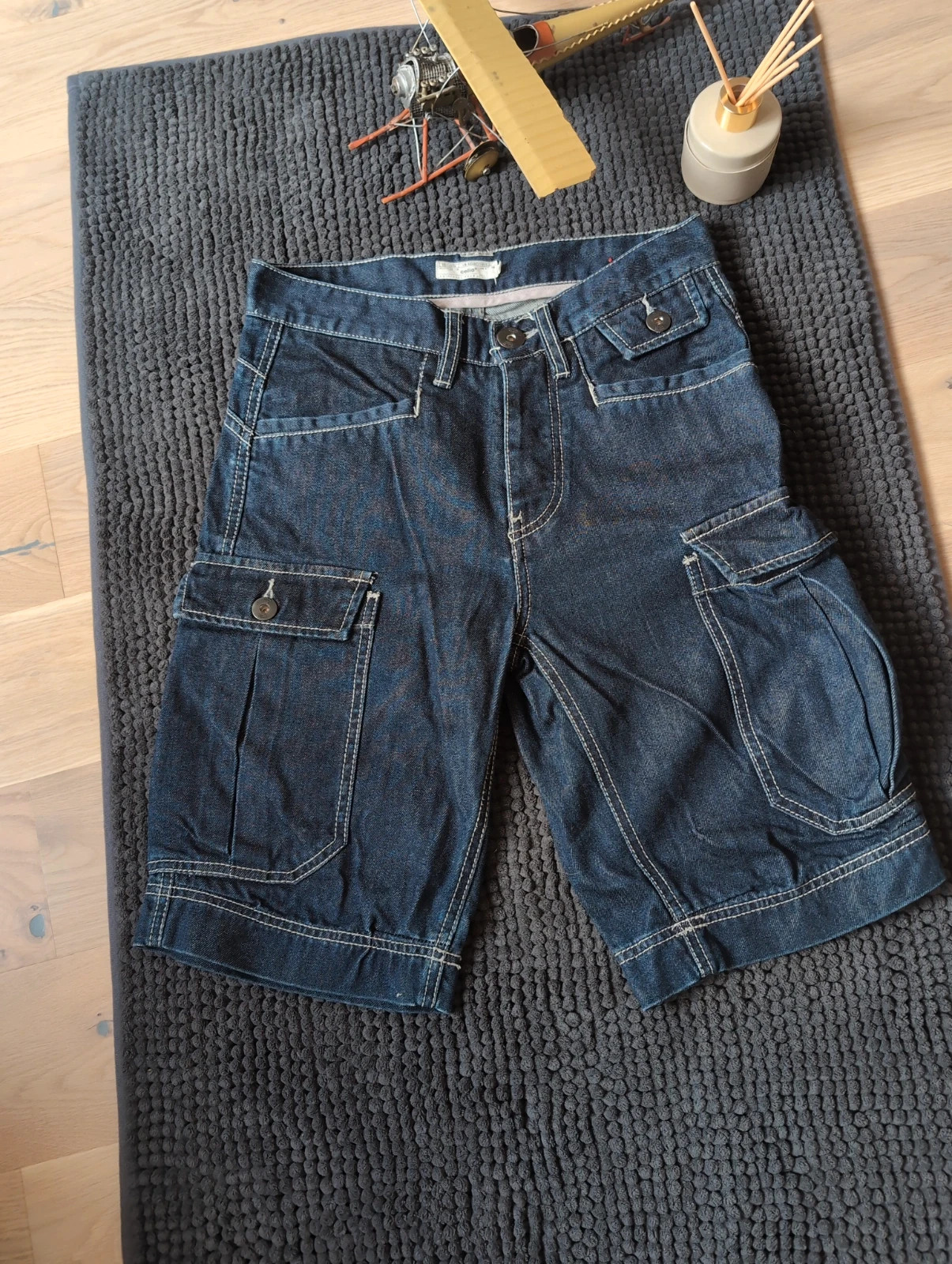 Bermuda cargo / multi-poches homme Celio - Taille S- Style tendance & ultra pratique – Tendance – taille S 3