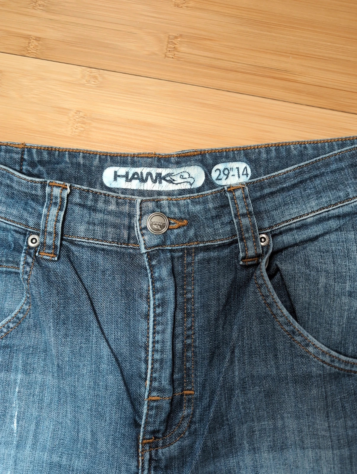 Bermuda en jean enfant Hawk – Taille 14 ans / 164 cm style casual tendance – HAWK – taille 14 ans 3