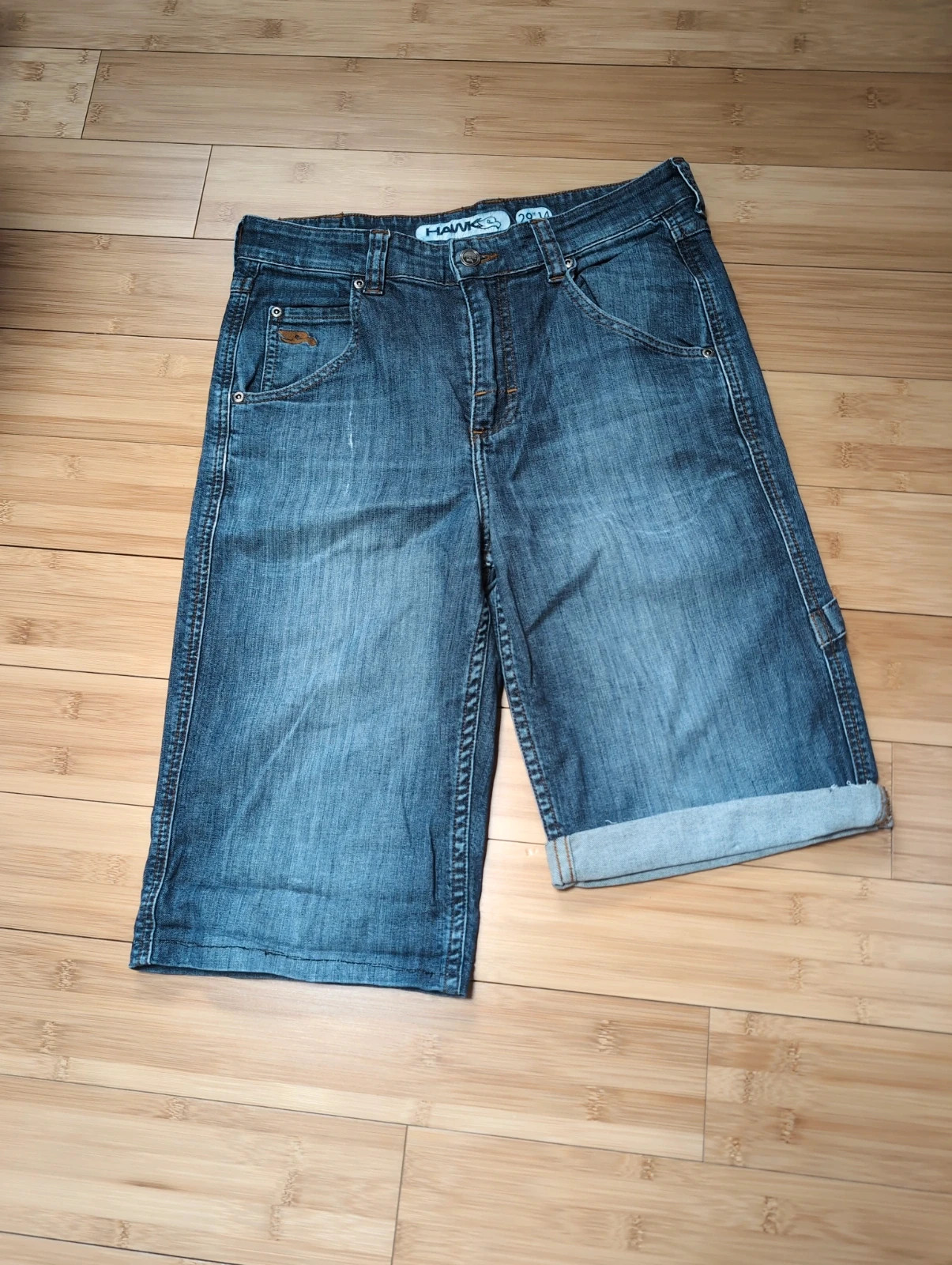 Bermuda en jean enfant Hawk – Taille 14 ans / 164 cm style casual tendance – HAWK – taille 14 ans 4