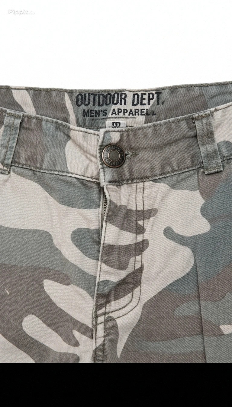 Bermuda cargo militaire camouflage clair homme Outdoor – Taille M – OUTDOOR – taille M 2