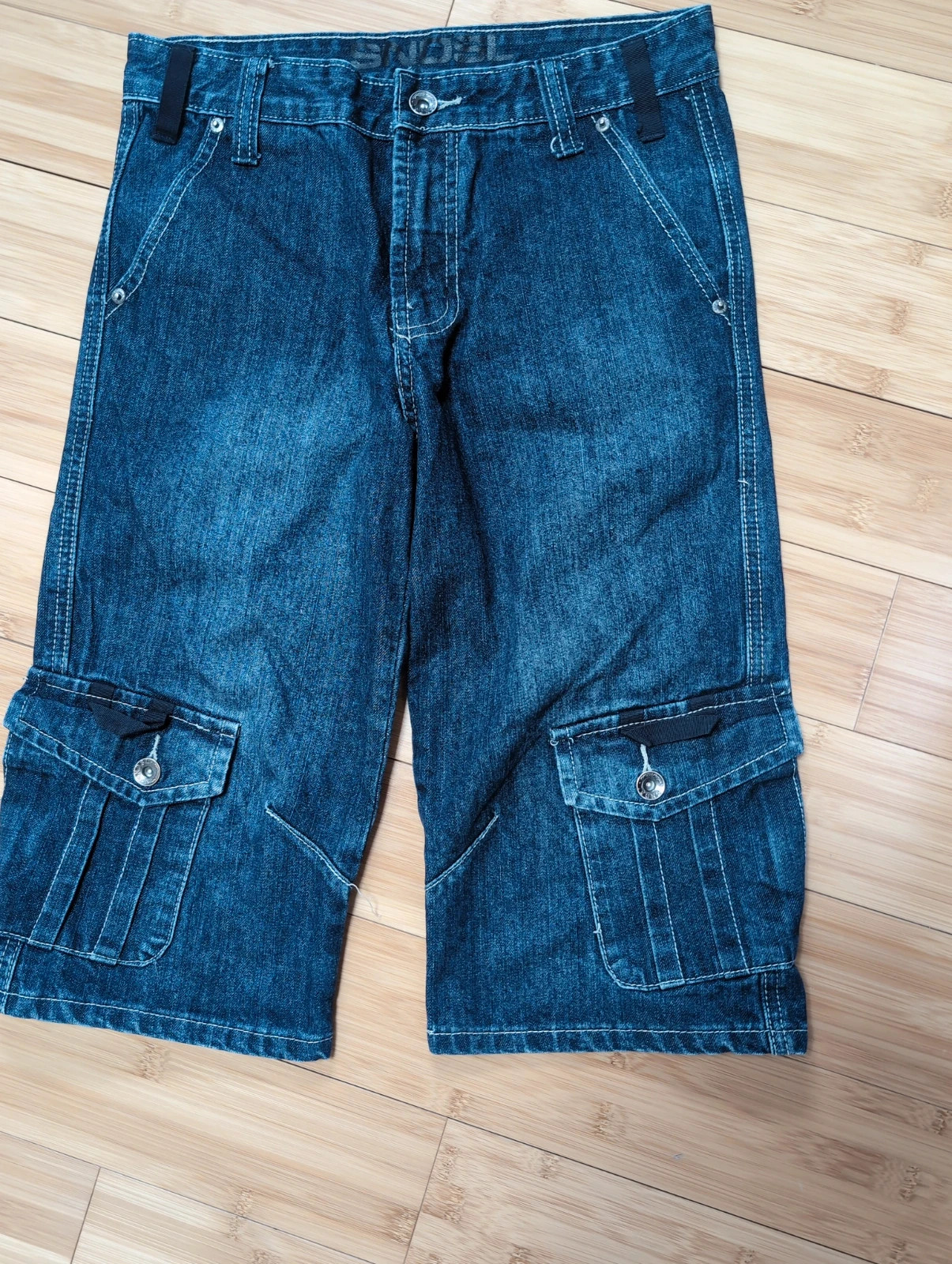 Bermuda cargo en jean Sandsoil style Y2K - Taille 14 ans