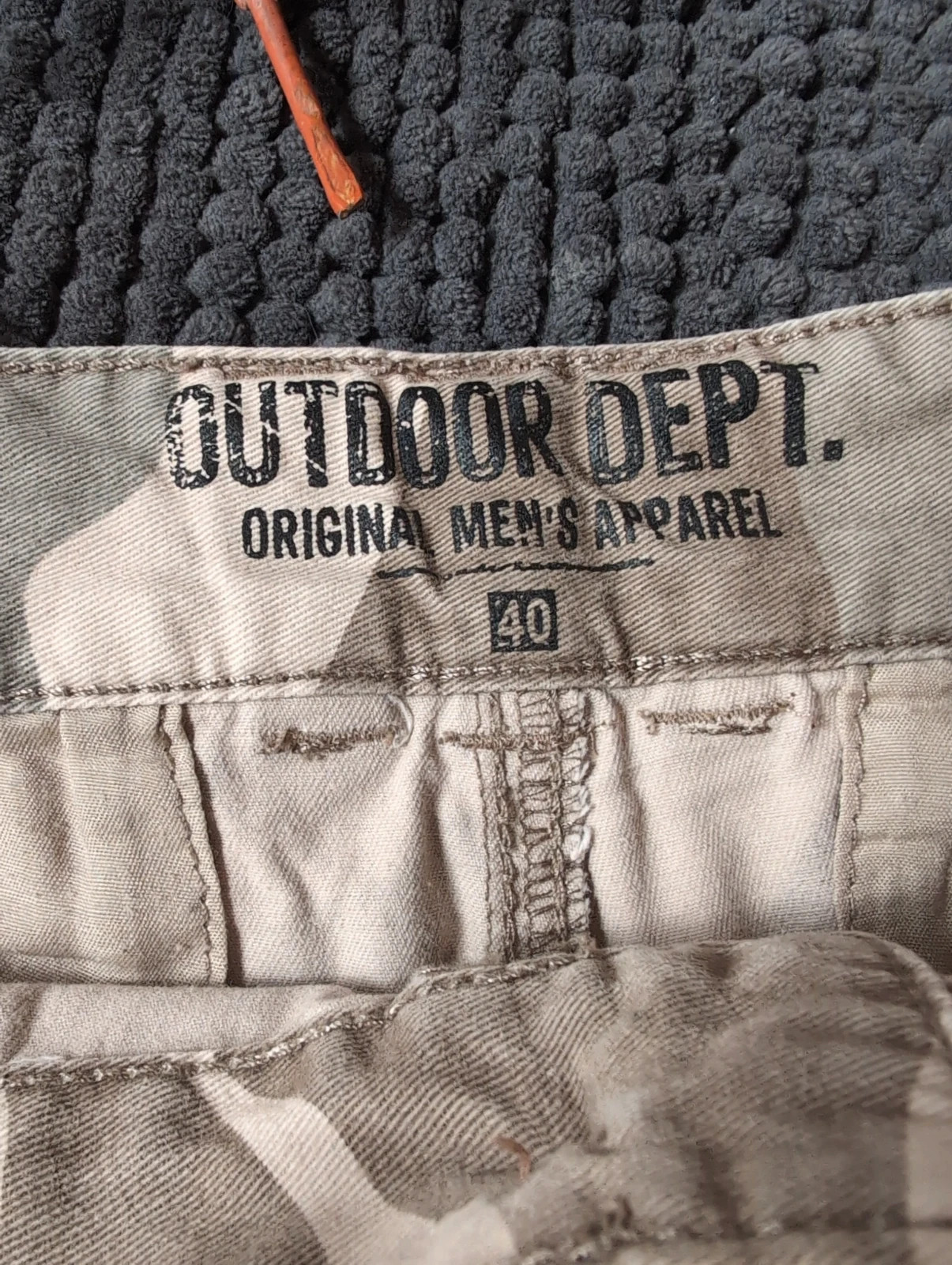 Bermuda cargo militaire homme Outdoor avec ceinture pépé jeans – Taille M – OUTDOOR – taille L 5