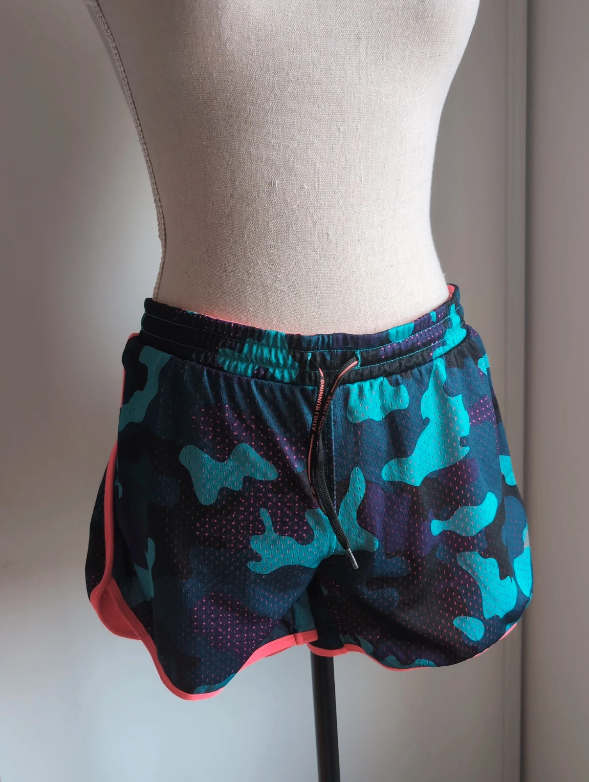 Short running femme Athlitech - Taille S – sport fitness jogging respirant multicolore – Athlitech – taille EU 36 3