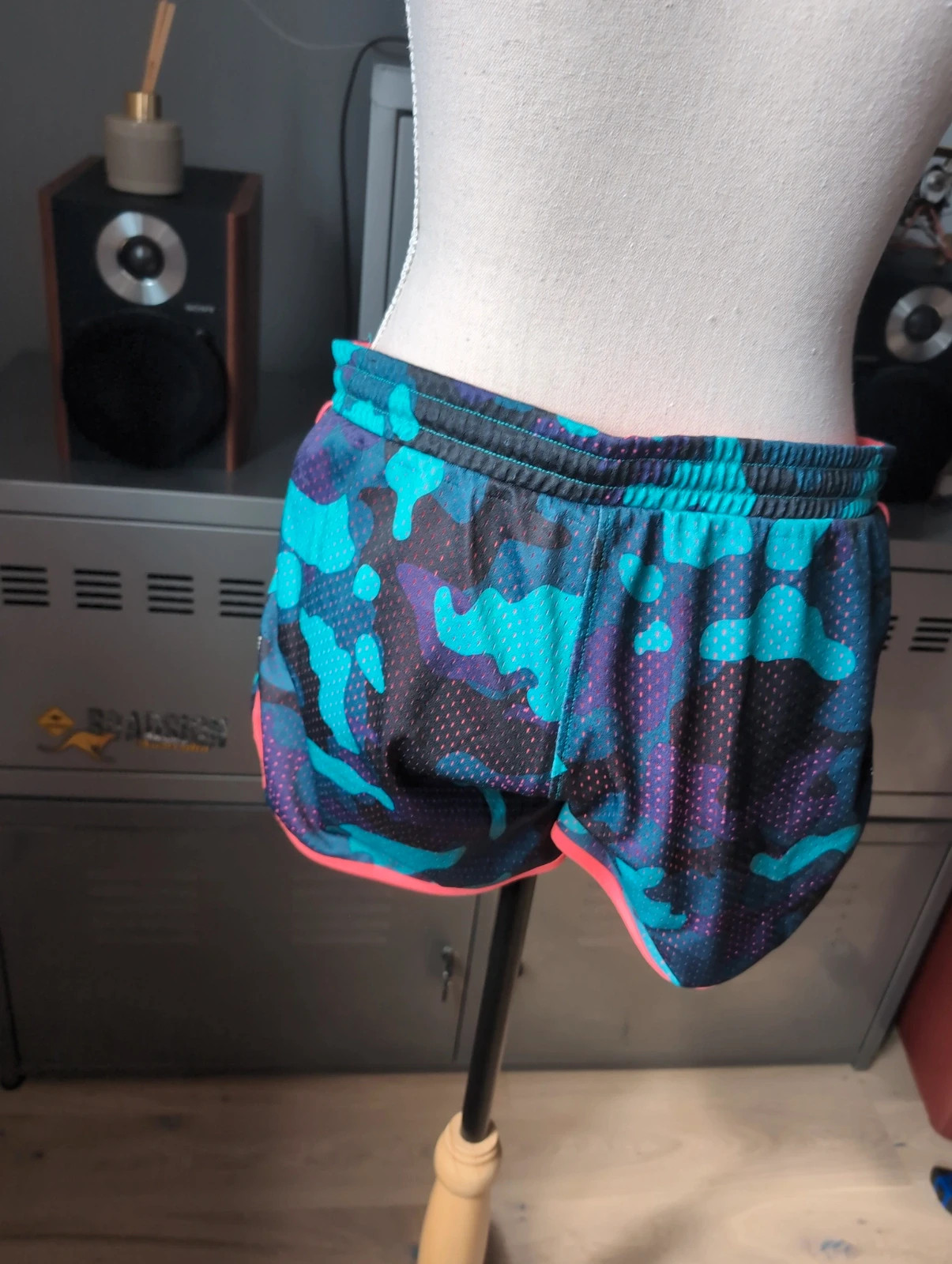 Short running femme Athlitech - Taille S – sport fitness jogging respirant multicolore – Athlitech – taille EU 36 5