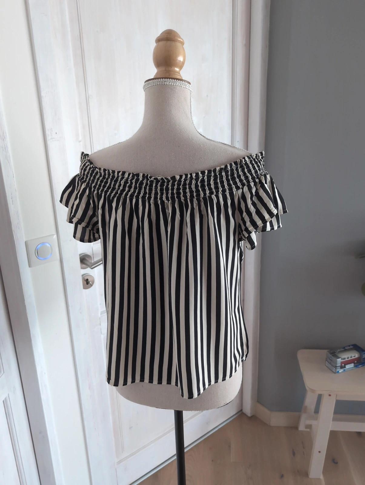 Haut épaules dénudées Pimkie – Beige & Noir – Taille M – Très bon état – Pimkie – taille M 4
