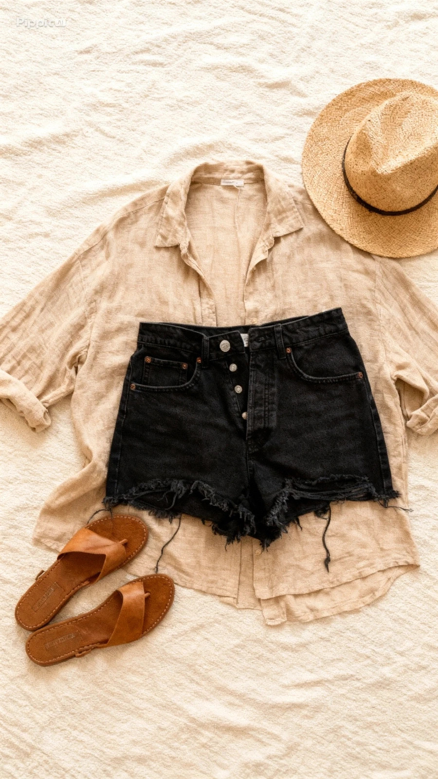Zara - Short en jeans noir délavé avec boutons ultra tendance - Taille 36 – Zara – taille 36 4