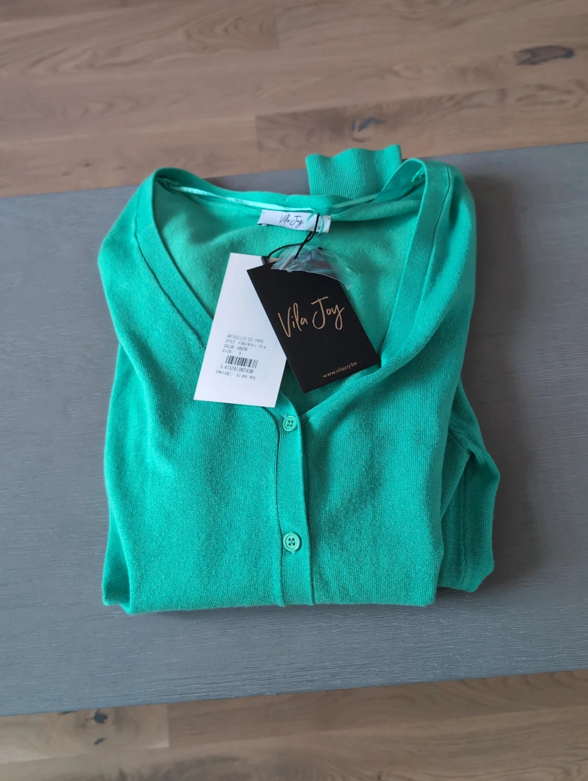 Gilet vert menthe vila Joy - Taille S - Neuf avec étiquette Tendance 🌹 – Vila joy – taille S 5