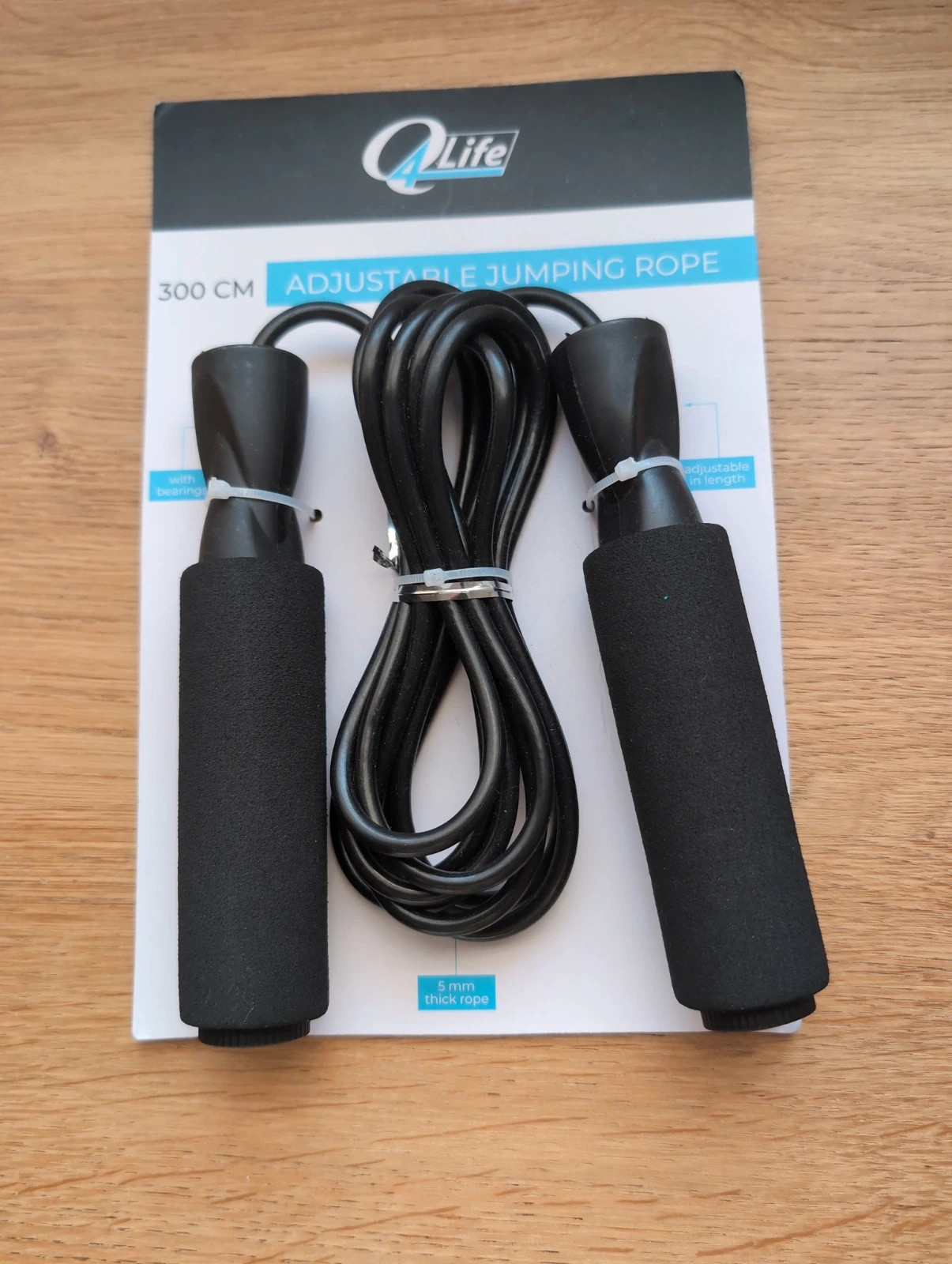 Corde à sauter Noir - Q4life - Neuf avec étiquette 🔖 – Qilive – taille Taille unique 5
