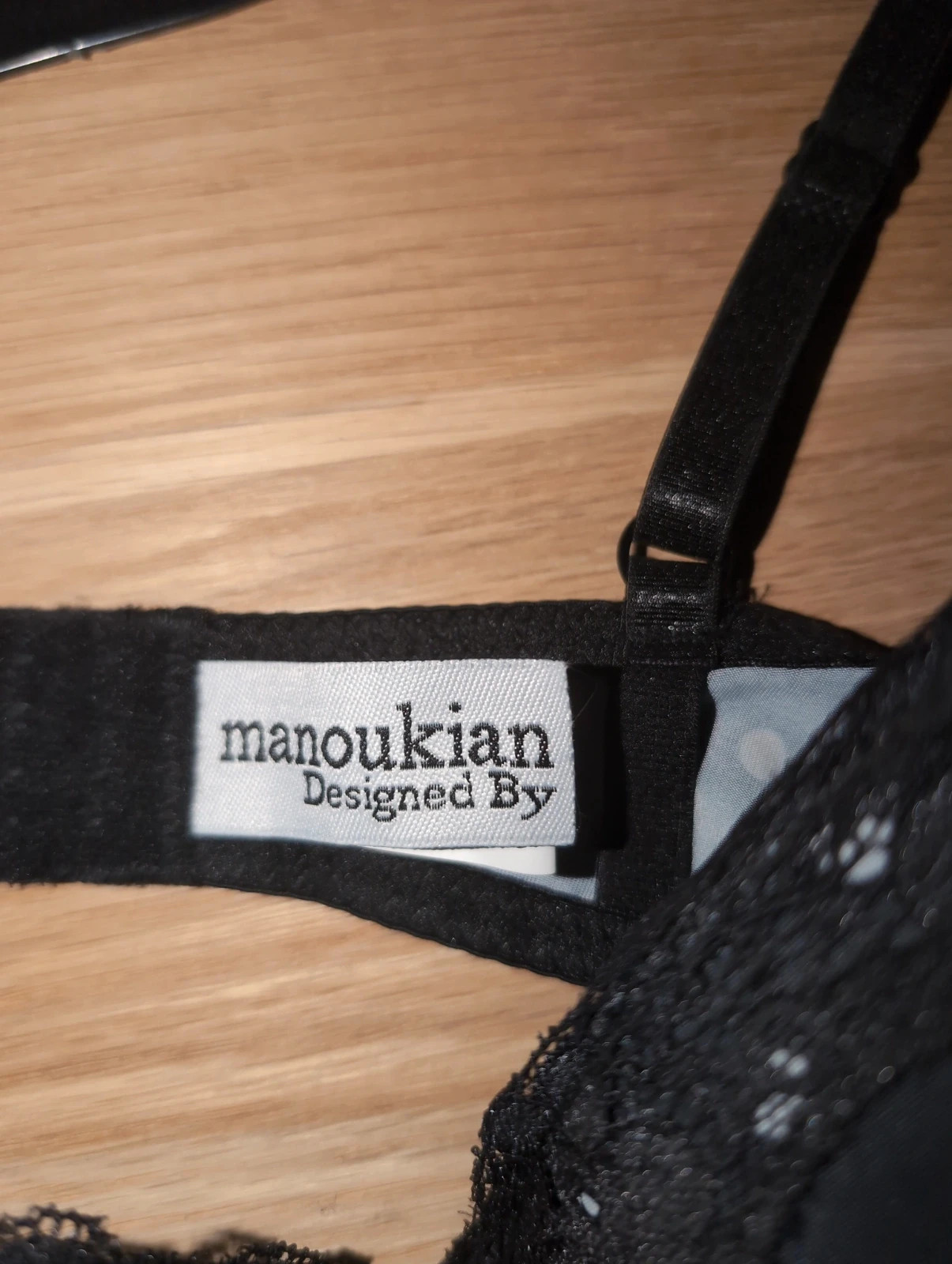 Soutien-gorge Manoukian noir à pois blancs – Taille 90C Lingerie Élégante – Manoukian – taille XL 5