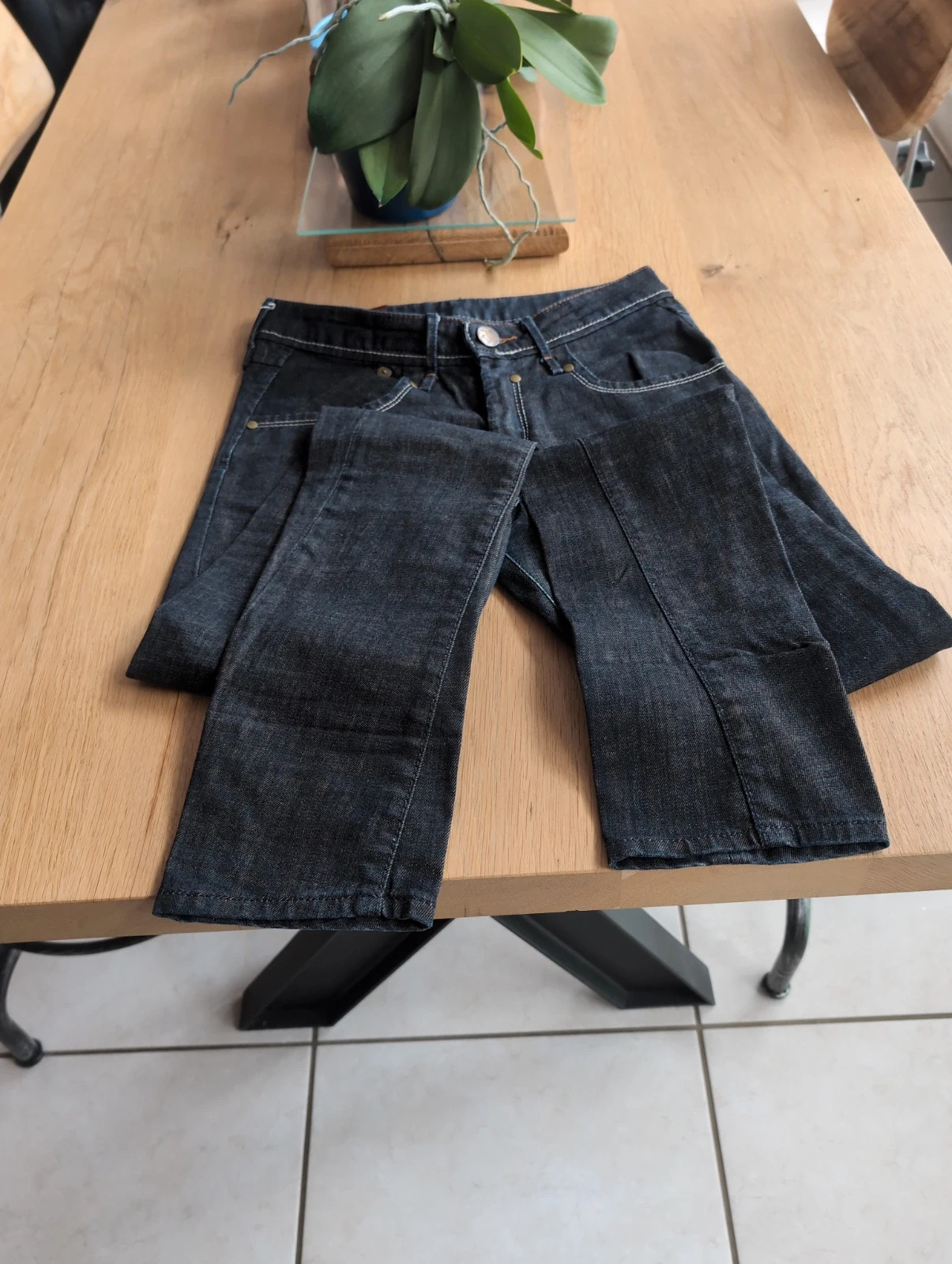 Magnifique jean slim Lee bleu brut –Taille XS / W26 L33 Stockholm – Lee – taille 34 5