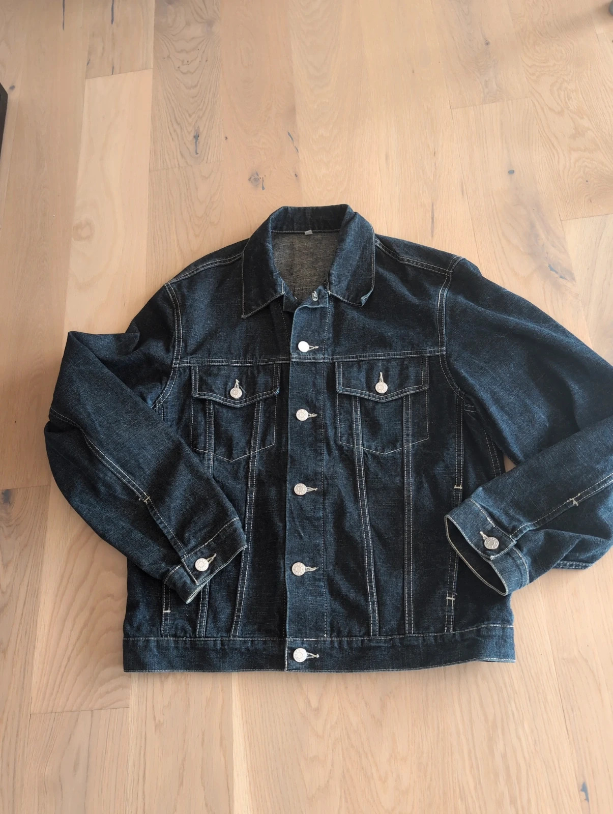 Veste homme en jean bleu foncé – Ober – Taille S – style vintage/retro – Ober – taille S 3