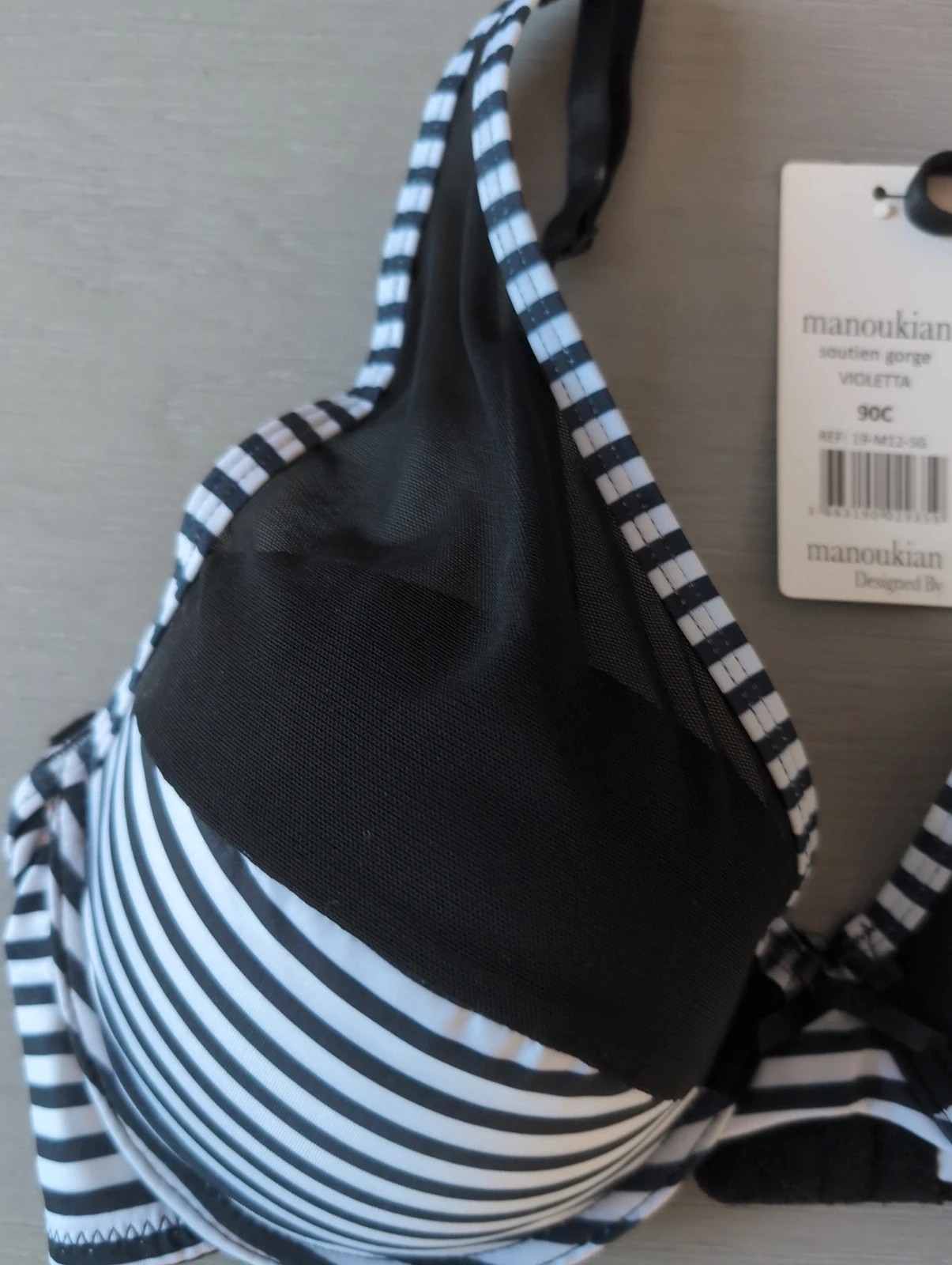 Soutien Gorge marinière - Manoukian - Taille 90 C Lingerie Féminin et Tendance – Manoukian – taille XL 4