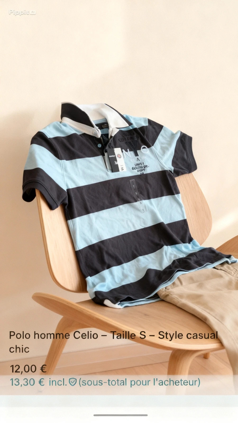 Polo homme Celio – Taille S – Style casual chic – Celio – taille S 3