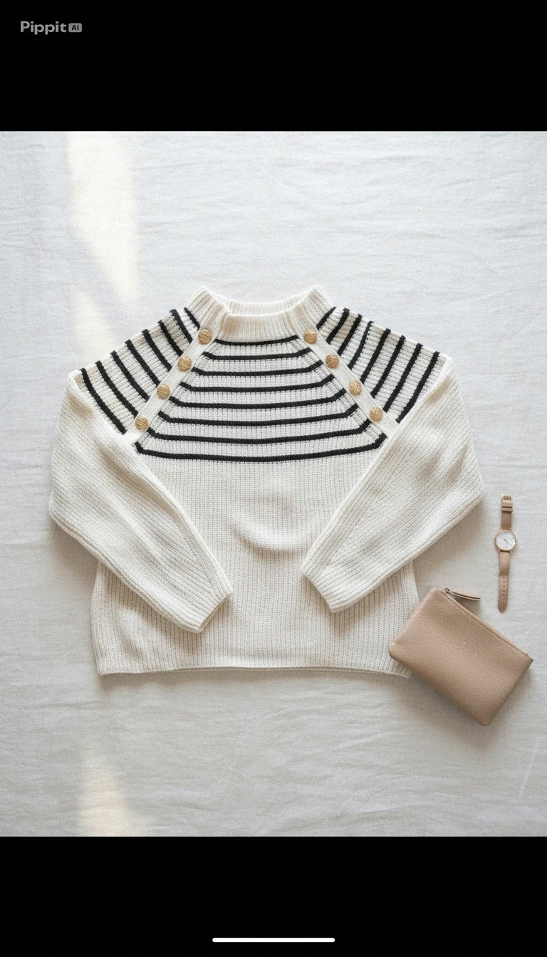 Pull marinière Gérard Pasquier – Taille S – Neuf sans étiquette
