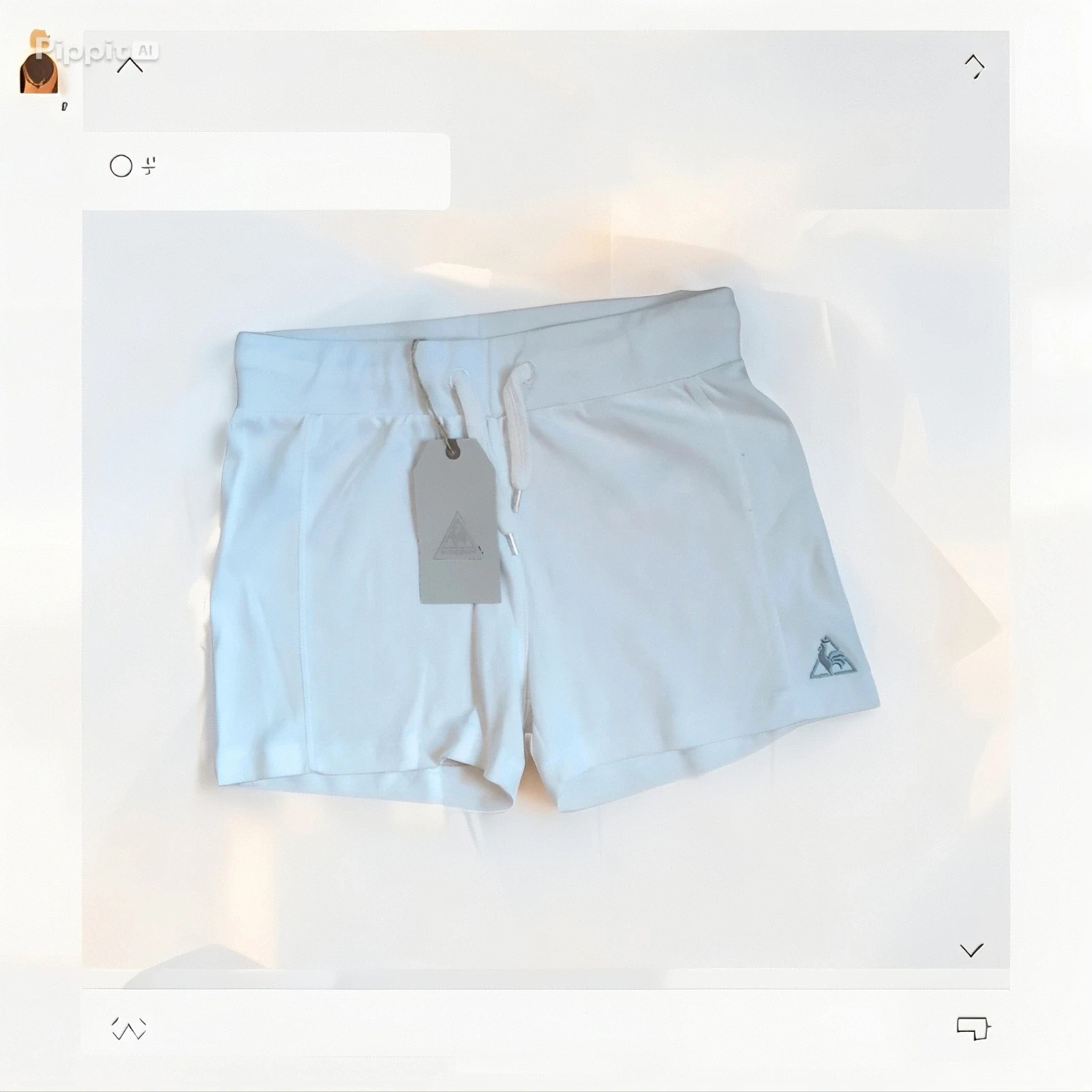 Short Sport pour un look sport chic - Le Coq Sportif femme Blanc Taille S – Le Coq Sportif – taille S 3