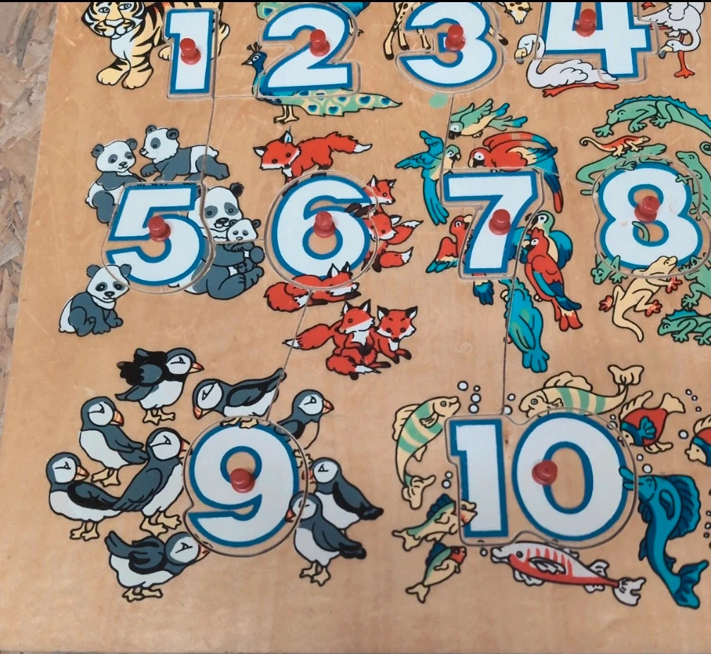 Jeu éducatif en bois Montessori apprendre à compter 1 à 10 - enfants à partir de 3 ans – Montessori – taille 24 mois 4