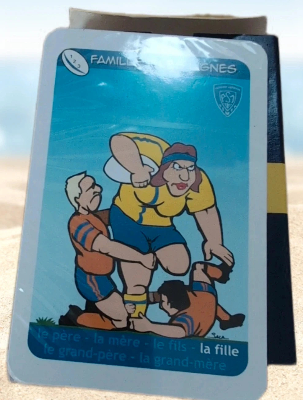 Jeu de cartes les 7 Familles ASM Clermont Auvergne - Neuf – ASM – taille Taille unique 4