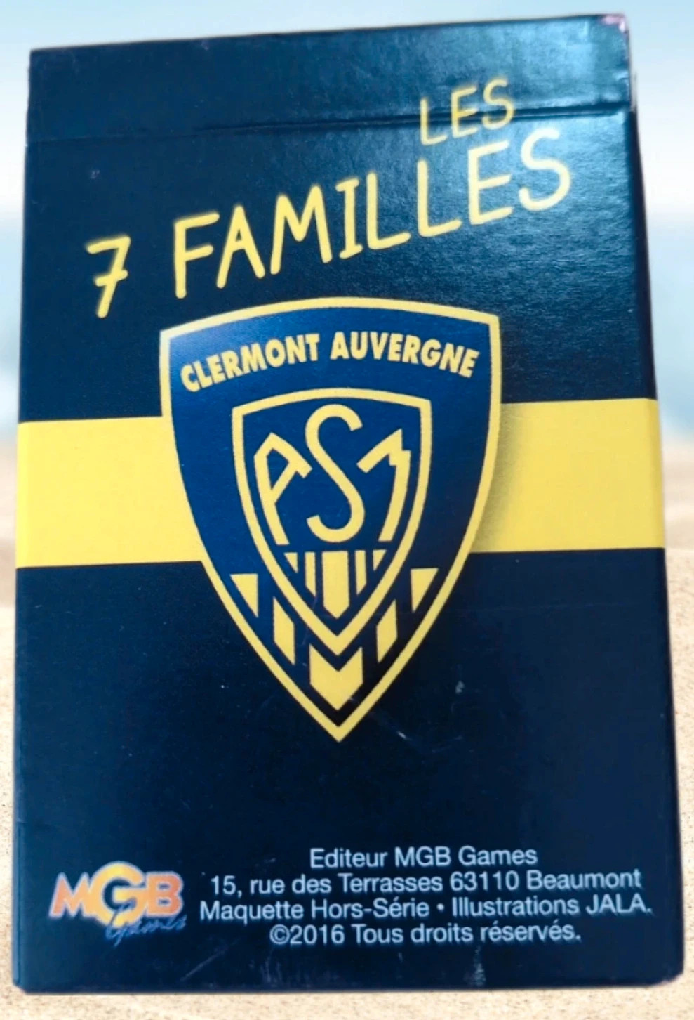 Jeu de cartes les 7 Familles ASM Clermont Auvergne - Neuf – ASM – taille Taille unique 2