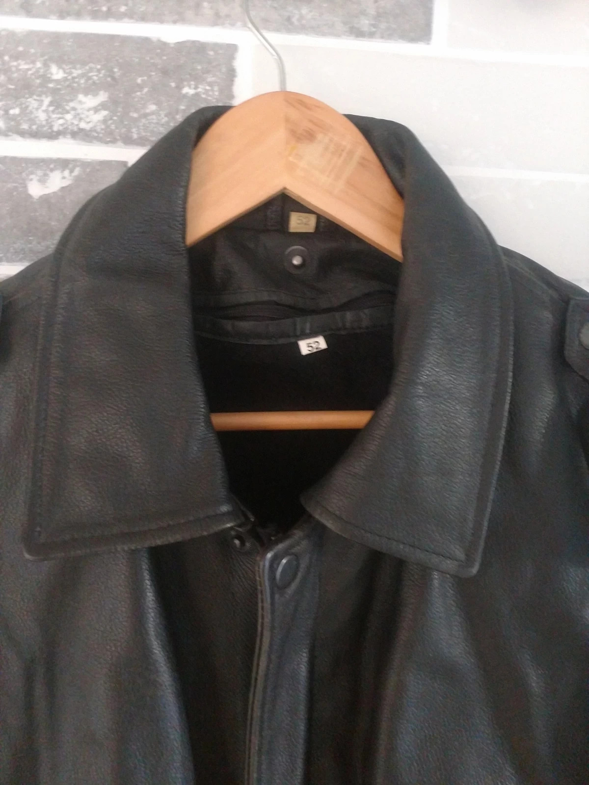 Blouson Aviateur cuir Du monde Vintage en cuir véritable - Style Oversize US - Taille XL – Cuir du monde – taille XL 4