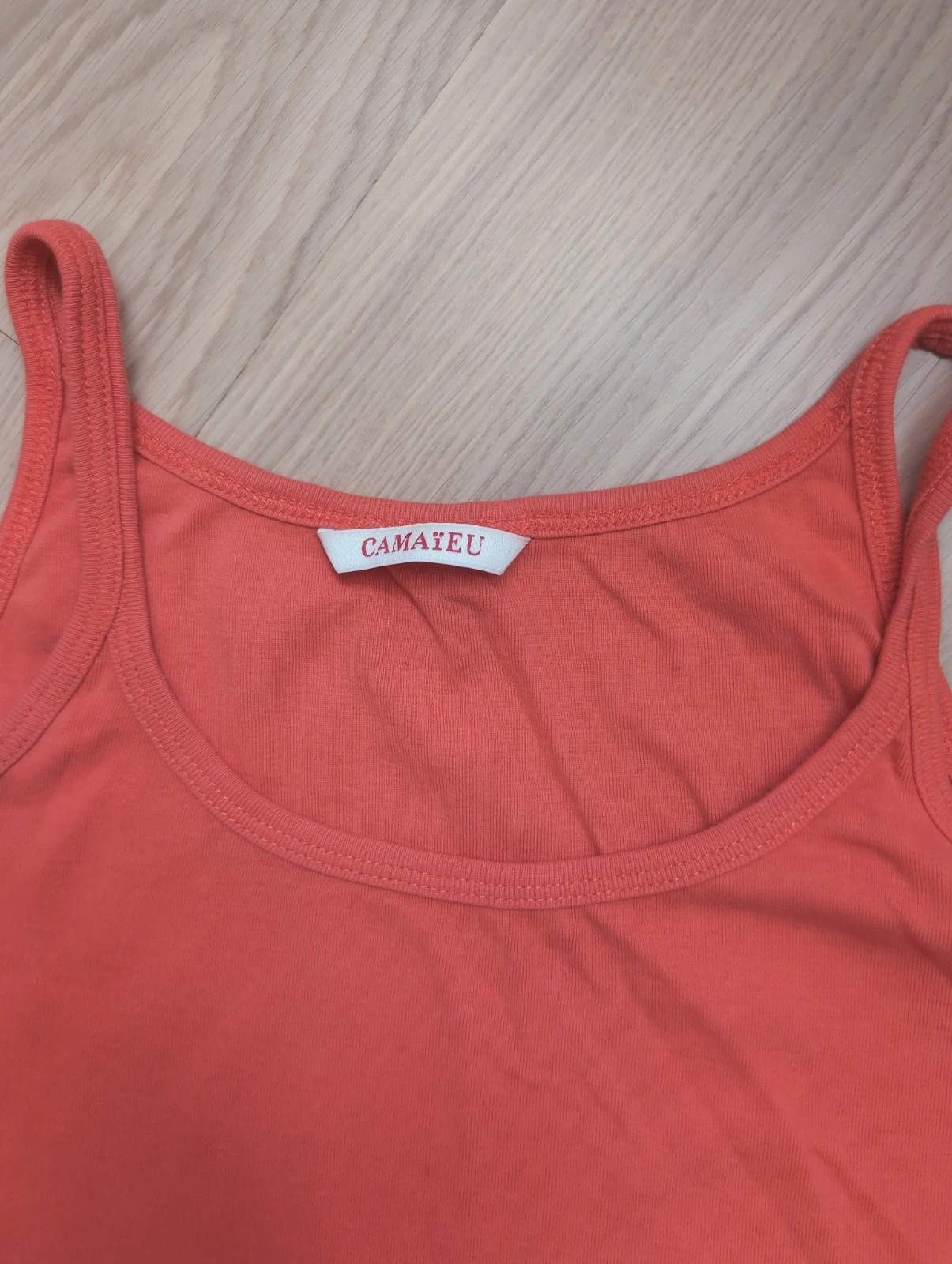 Débardeur femme orange bretelles fines - Taille S - Tendance et Chic – Camaïeu – taille S 2