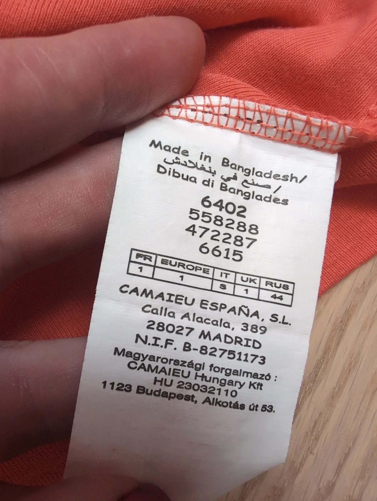 Débardeur femme orange bretelles fines - Taille S - Tendance et Chic – Camaïeu – taille S 3