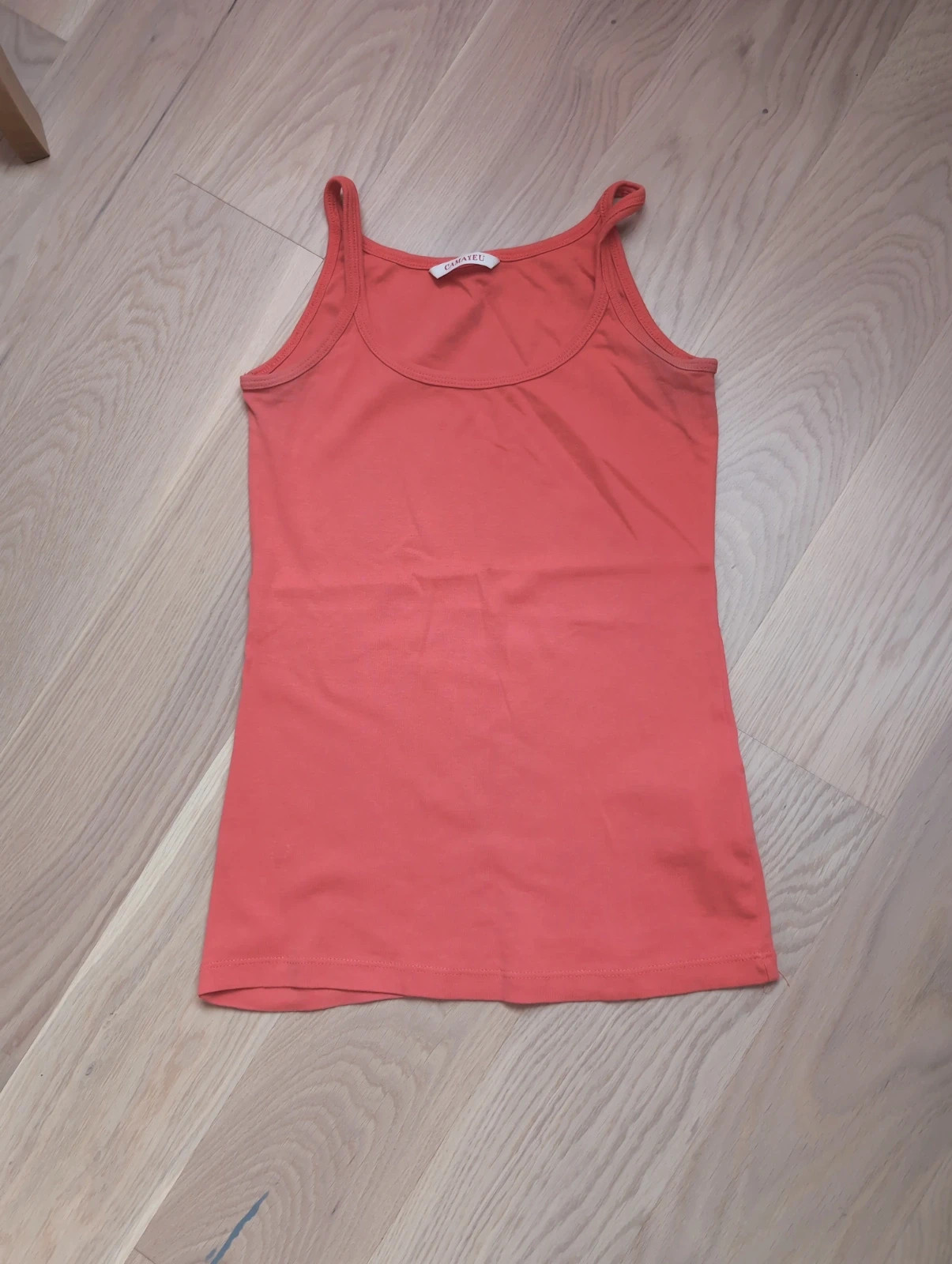 Débardeur femme orange bretelles fines - Taille S - Tendance et Chic – Camaïeu – taille S 5