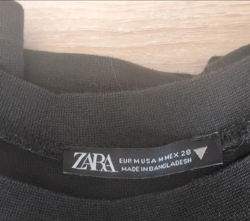 Croc top noir Zara - Taille M - Haut court Tendance – Zara – taille EU 38 4