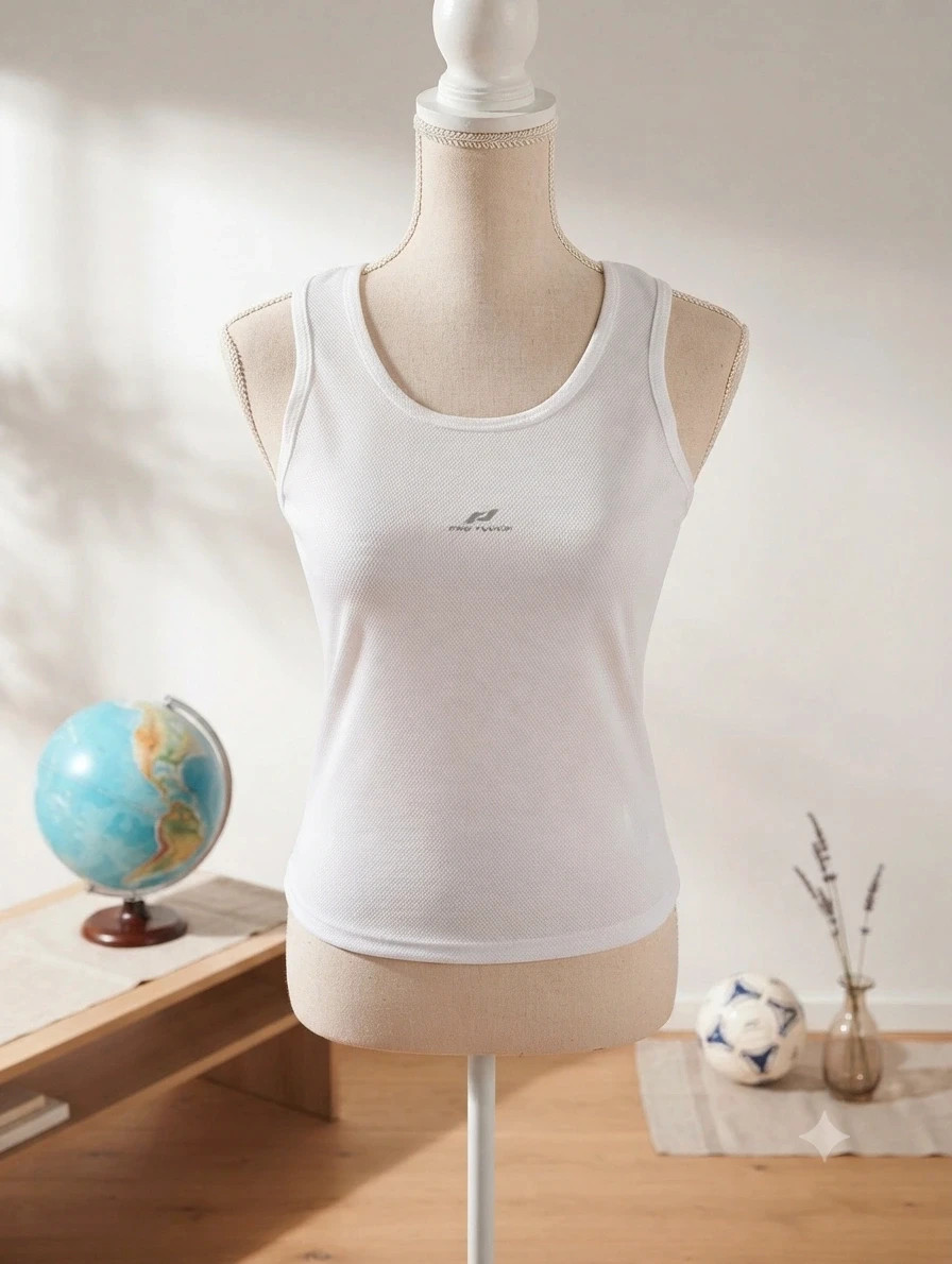 Top running fitness femme blanc Pro Touch - Taille L