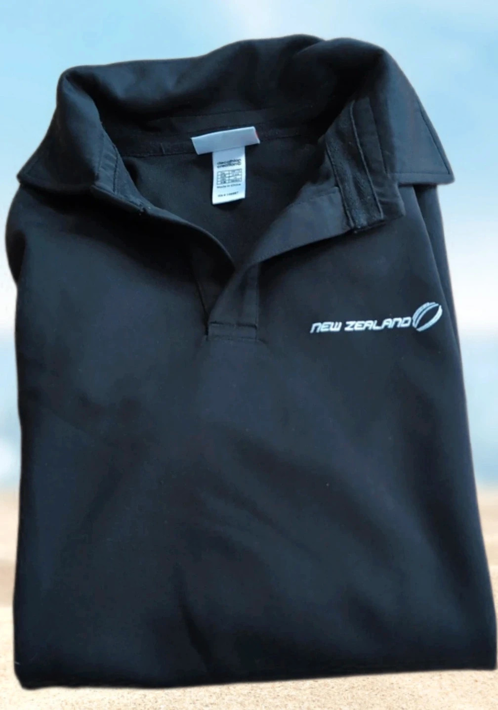 Polo de rugby Nouvelle-Zélande noir look streetwear – Kipsta – 14 ans / 164 cm – Kipsta – taille 14 ans 2