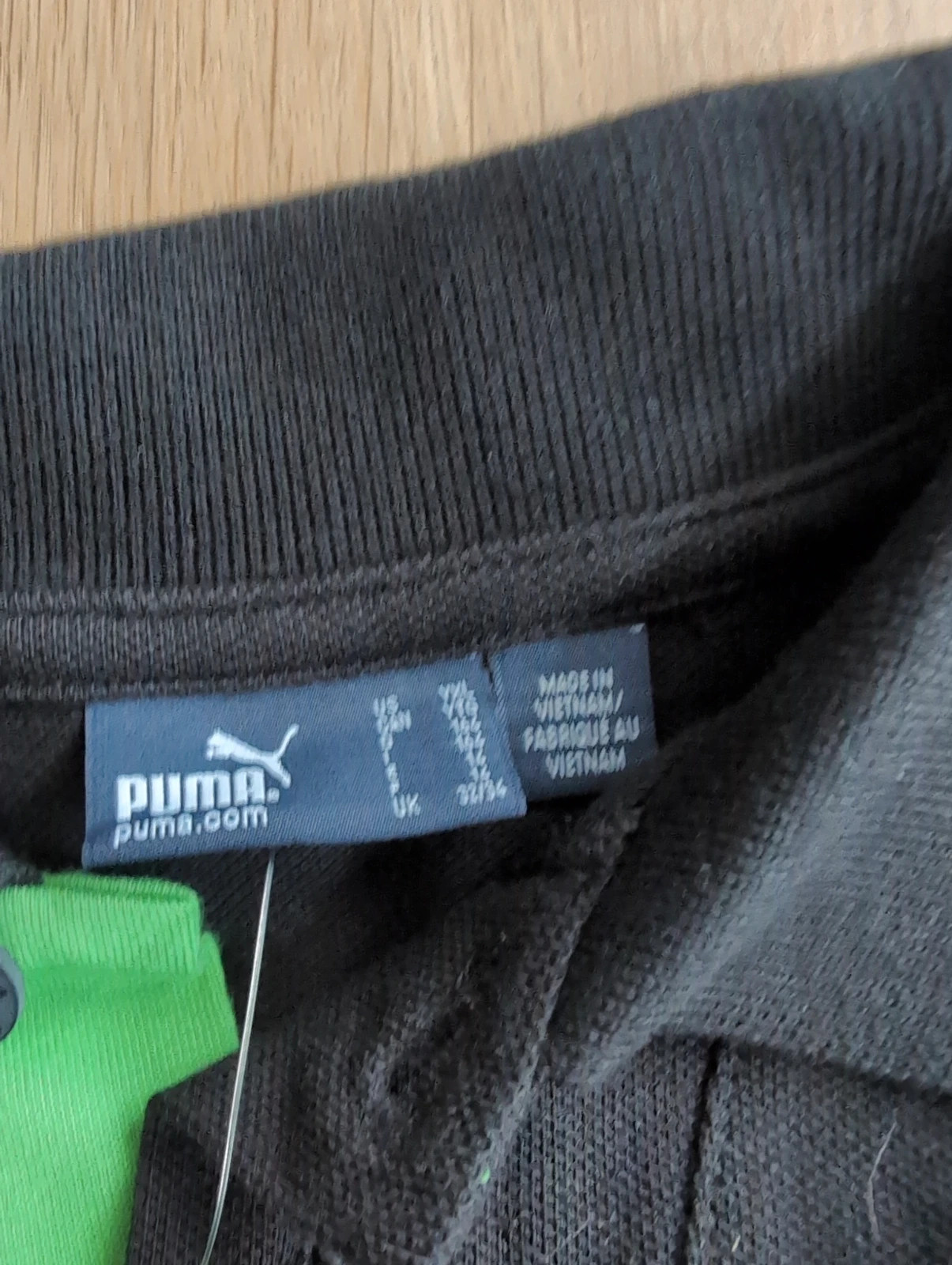 Polo rugby Puma Sporting Portugal noir vert NEUF étiquette 14 ans 164 cm – Puma – taille 14 ans 4