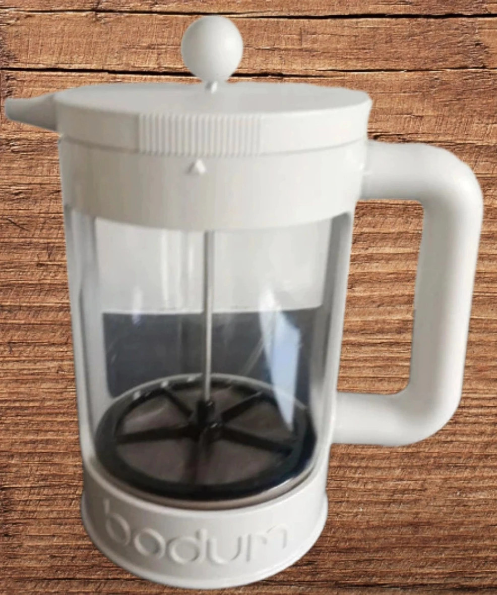 Cafetière à piston blanche - Bodum - capacité 1 litre - Neuf sans étiquette 🌹 – Bodum 2
