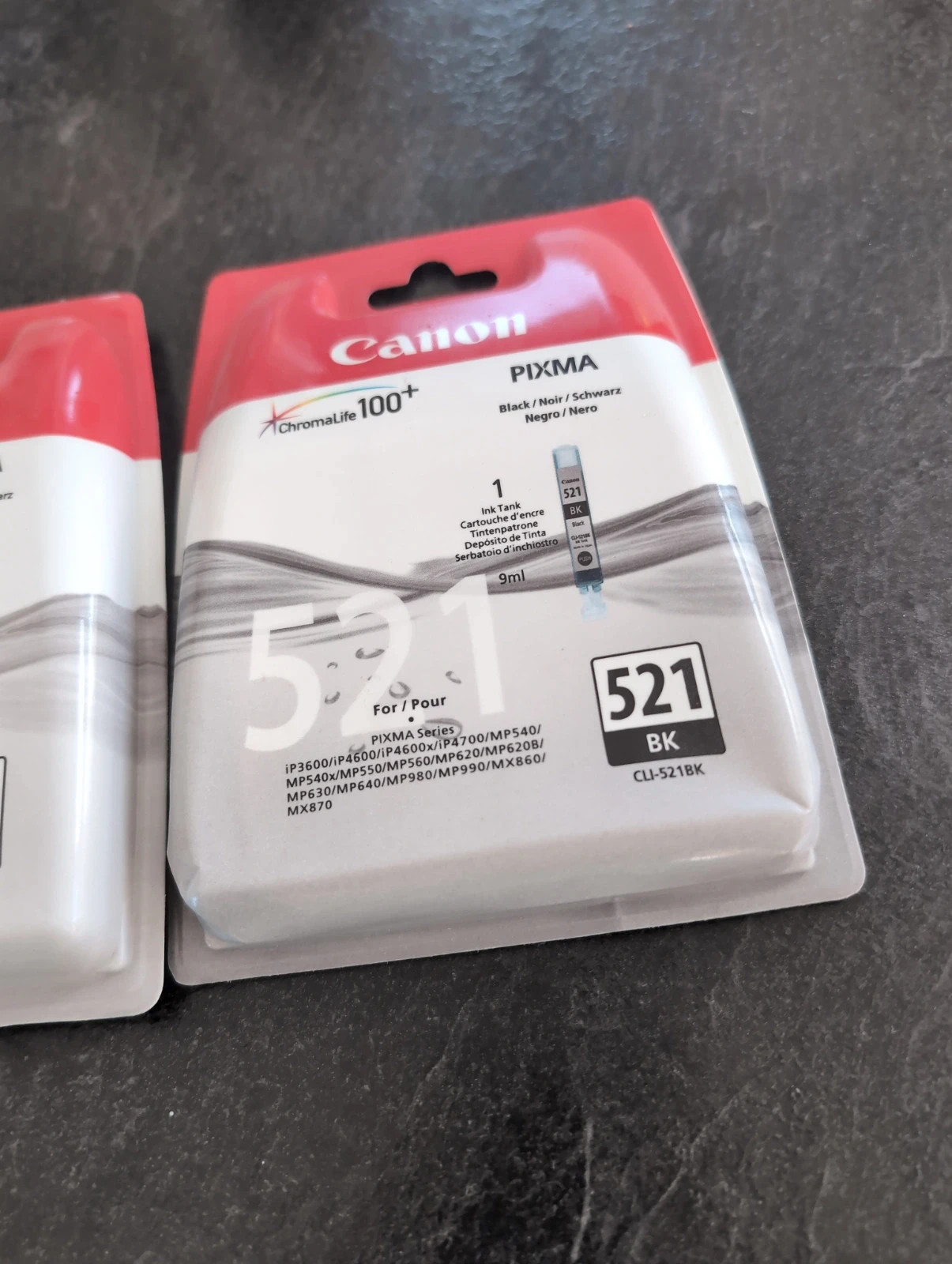 Cartouches d'encre - Canon 520 et 521 d'origine- Neuf dans son ensemble d'origine 🌹