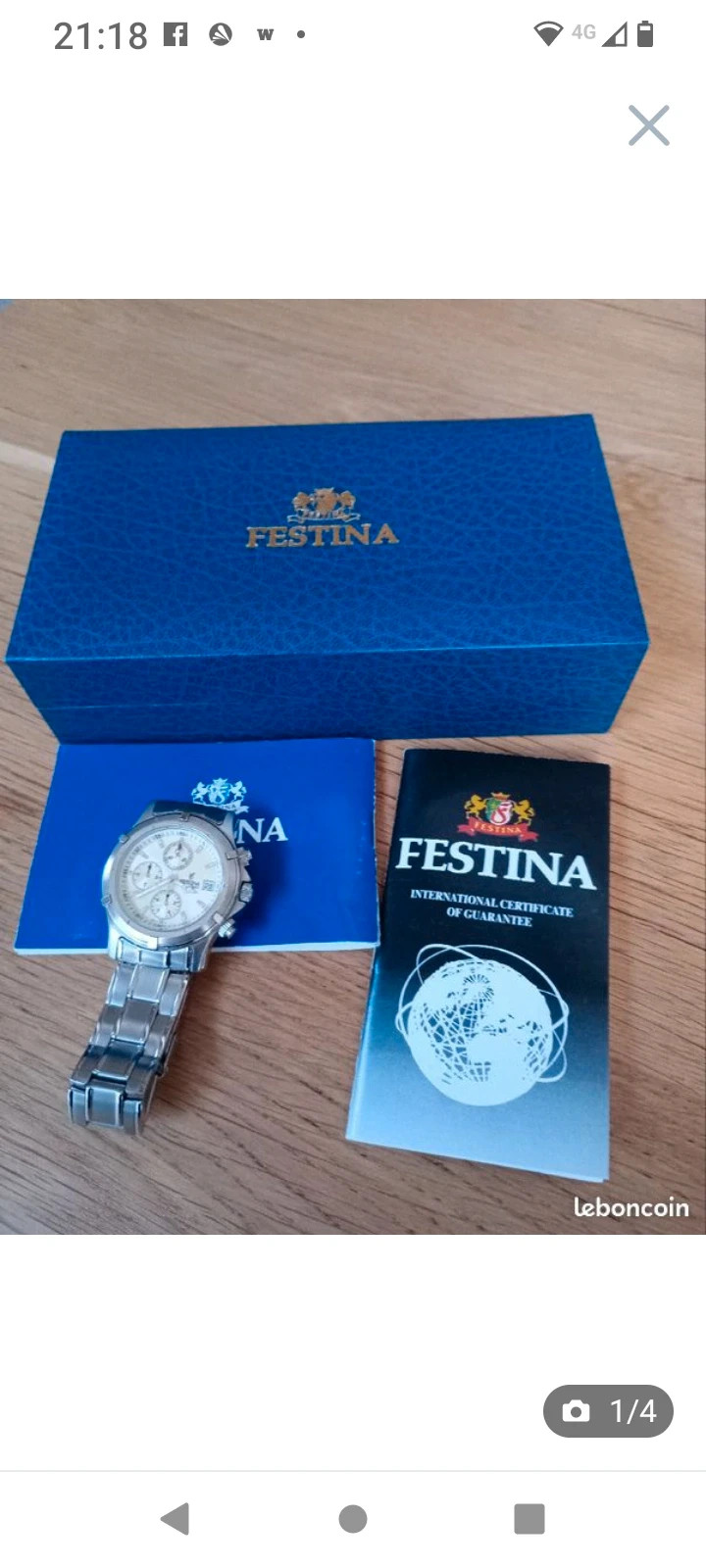 Montre homme festina dans son coffret neuf – Festina – taille Taille unique 2