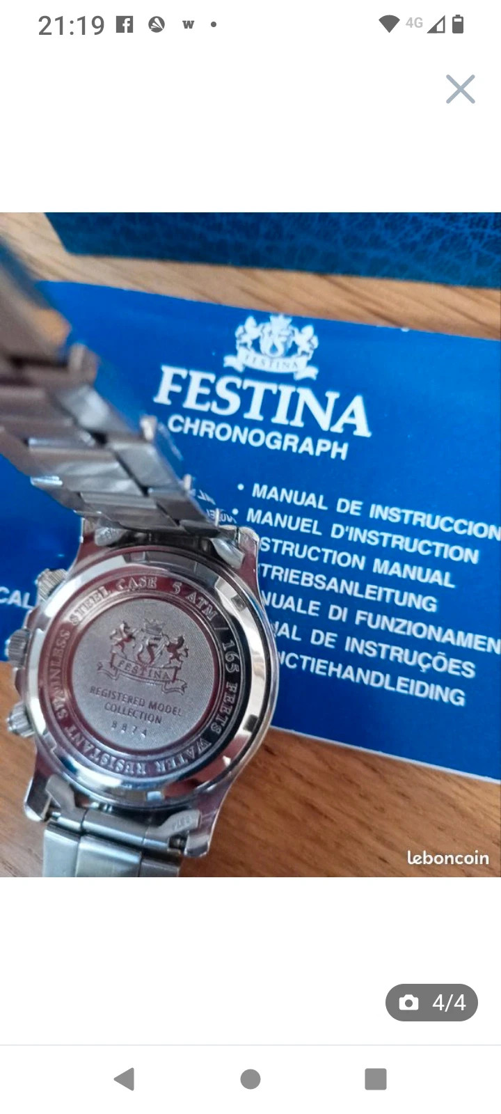 Montre homme festina dans son coffret neuf – Festina – taille Taille unique 4
