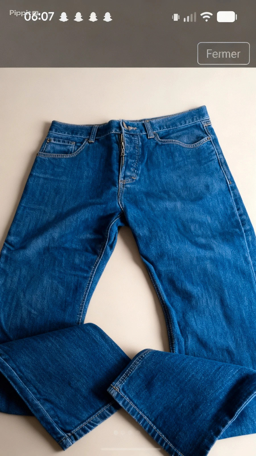 Jean bleu style vintage homme In Extenso – W30 / FR 40 – Coupe droite – In extenso – taille 40 2