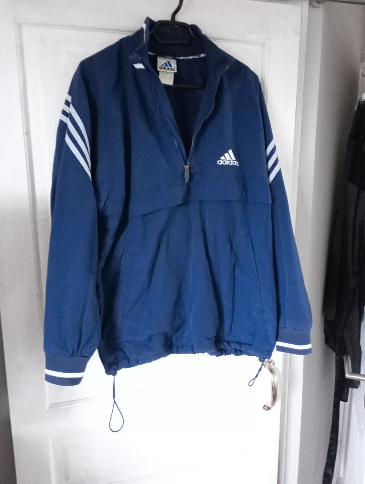 Adidas Vintage Collector – Veste Polaire / Coupe-Vent Bleu Marine – Adidas – taille M 3