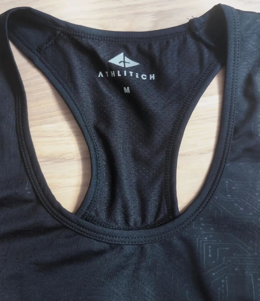 Débardeur de sport noir Athletech taille M Fitness - Running – Athletech – taille EU 38 3