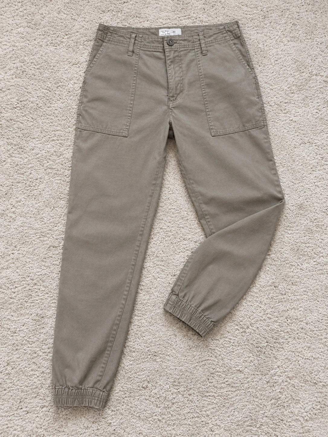 Pantalon homme Celio taille 40 skinny 7/8 beige – streetwear