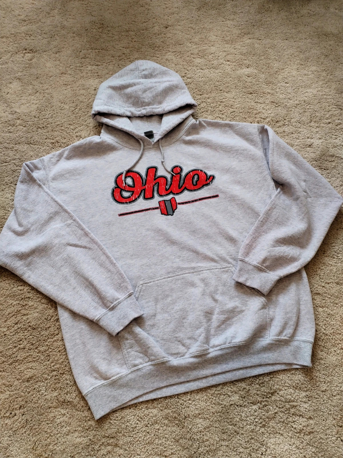 Sweat hoodie à capuche Ohio universitaire US taille L